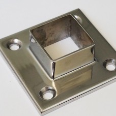 Фланец нержавеющий приварной встык с выступом квадратный Ду 10 Ру 10 12Х18Н10Т 10х14х15х10 мм ГОСТ 12821-80