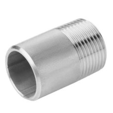 Ниппель двойной нержавеющий AISI 304 ДУ 20